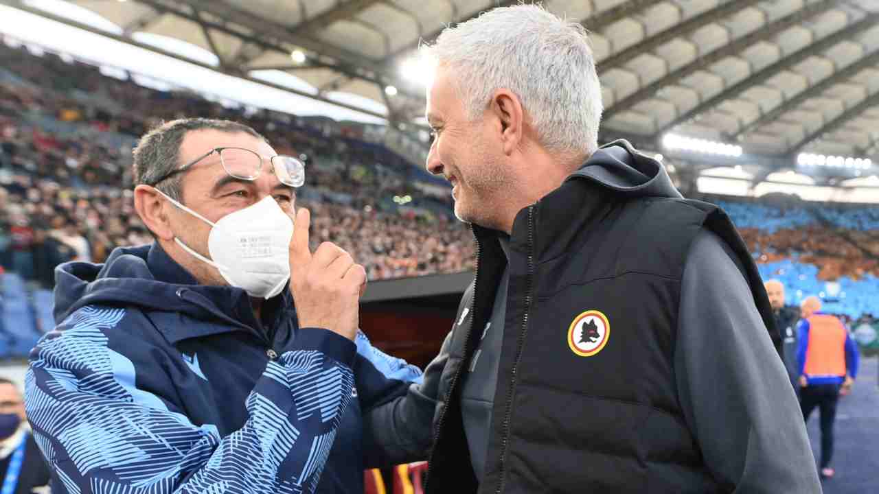 La decisione di Mourinho e Sarri prima del derby