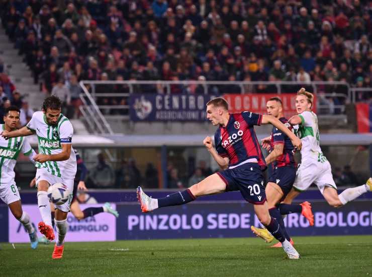 Tabellino Bologna-Sassuolo