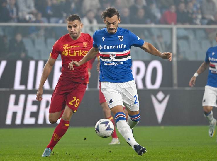 Tabellino Sampdoria-Lecce