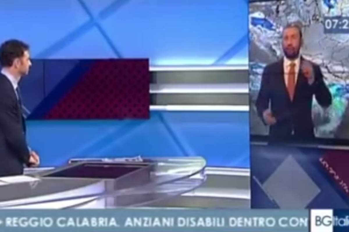 Gaffe in diretta durante Buongiorno Regione