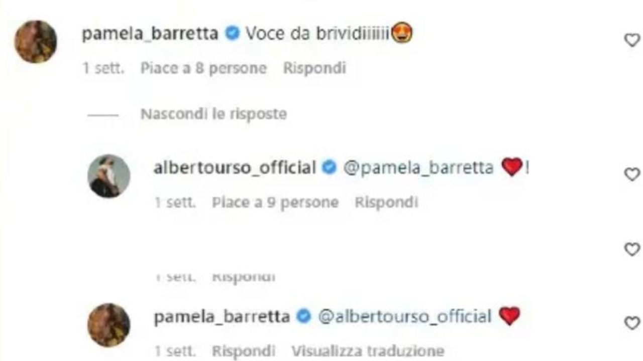 Alberto Urso like Pamela Barretta