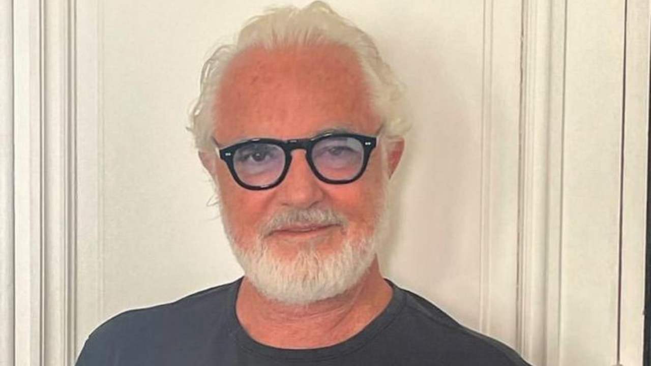 Flavio Briatore tatuaggio figlio