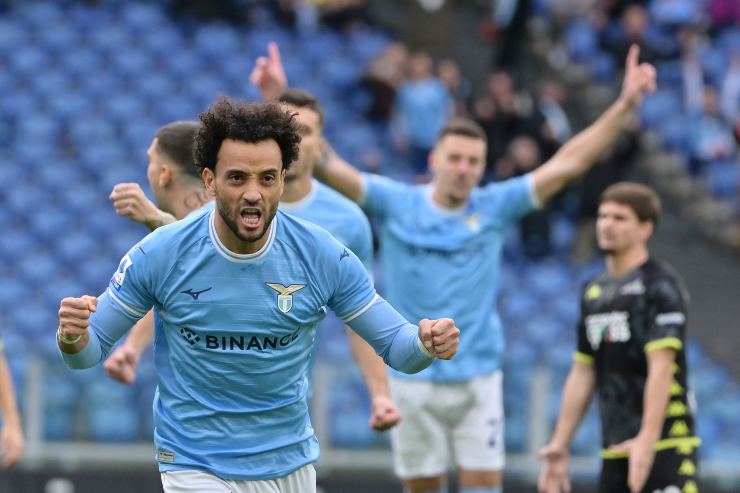 La Lega assegna il gol a Felipe Anderson 