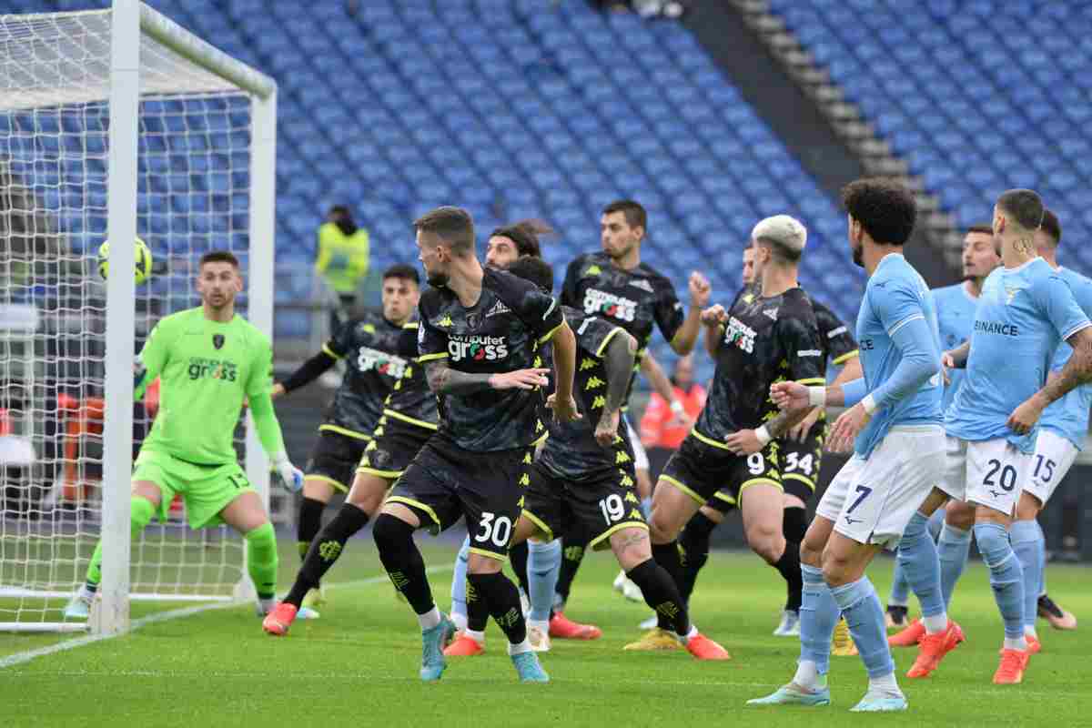 Lazio-Empoli, gol a chi assegnato? 