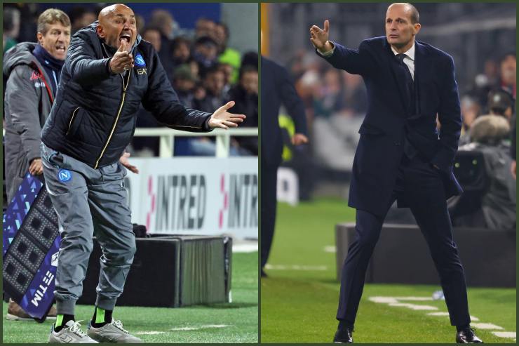 Luciano Spalletti Massimiliano Allegri Napoli-Juve