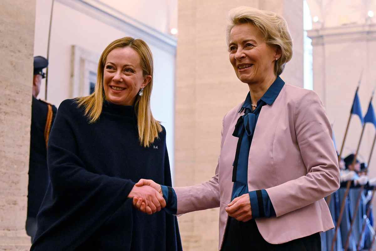 Meloni von der Leyen