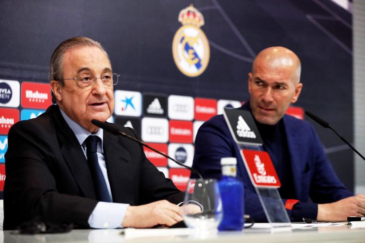 Florentino Perez e Zidane