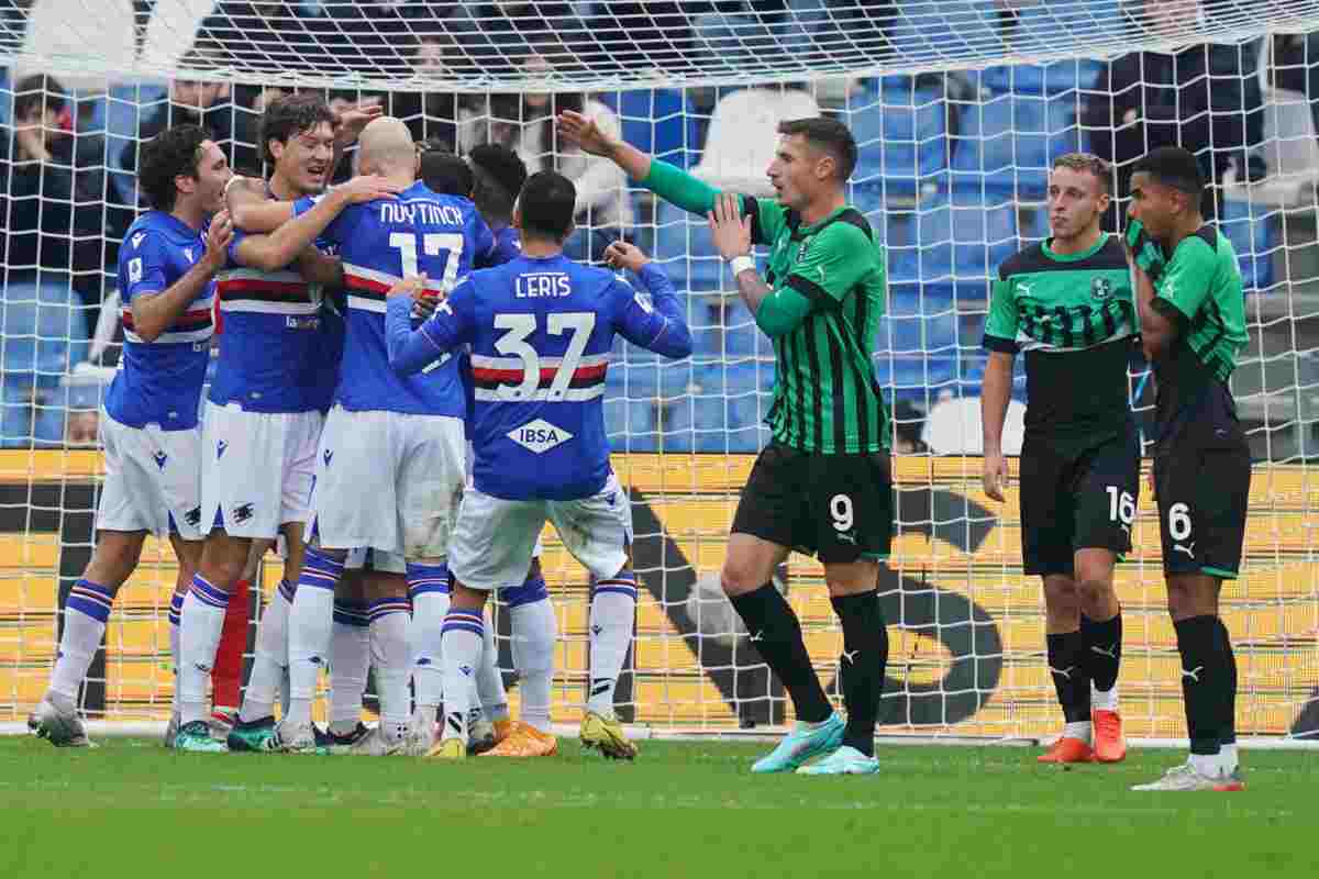 Sassuolo-Sampdoria