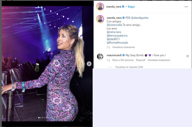 Wanda Nara social