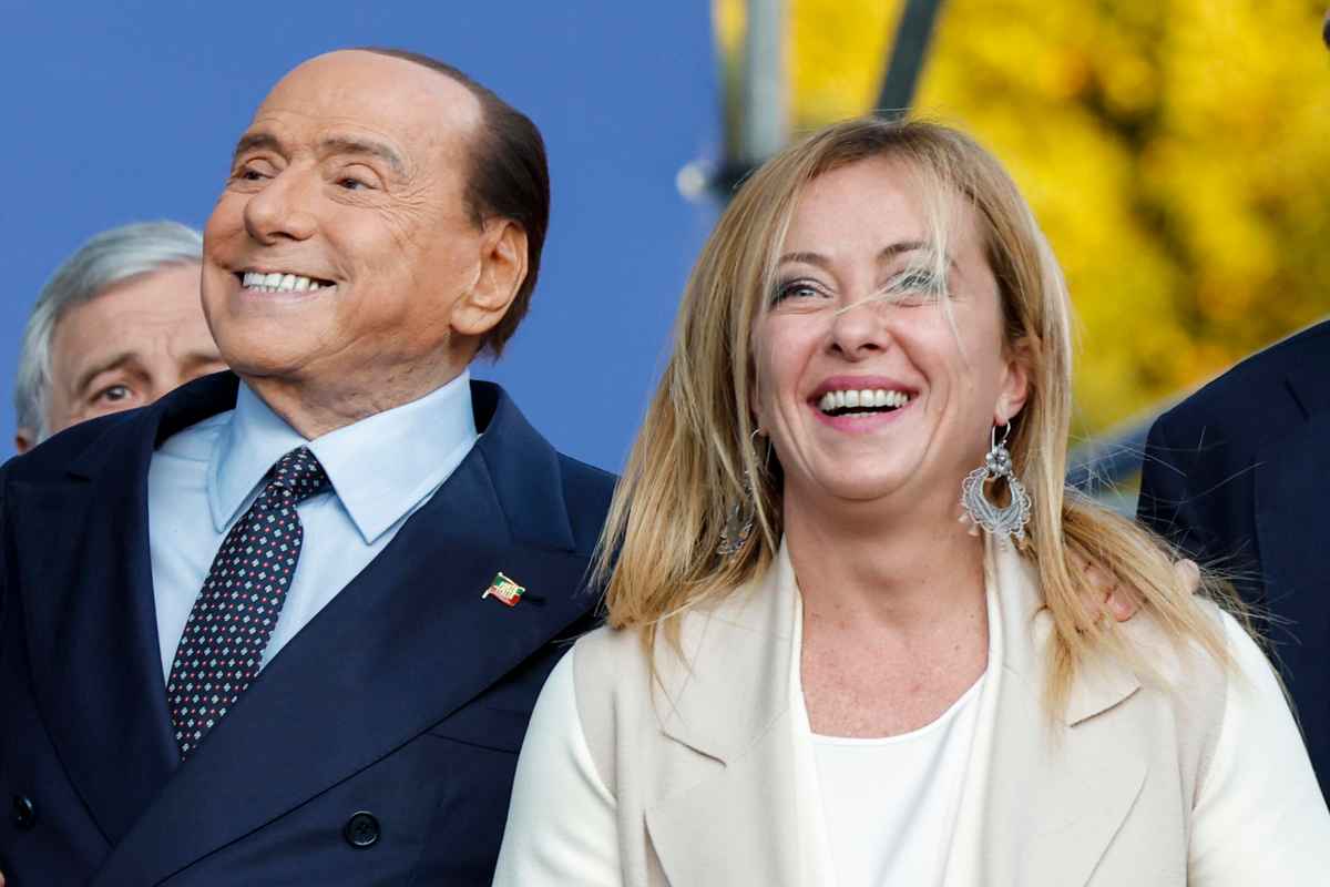 Silvio Berlusconi e Giorgia Meloni