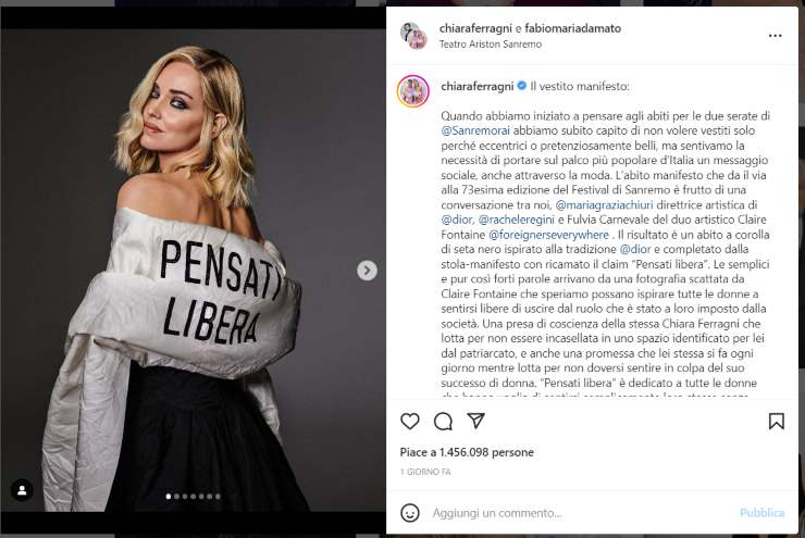 Chiara Ferragni social