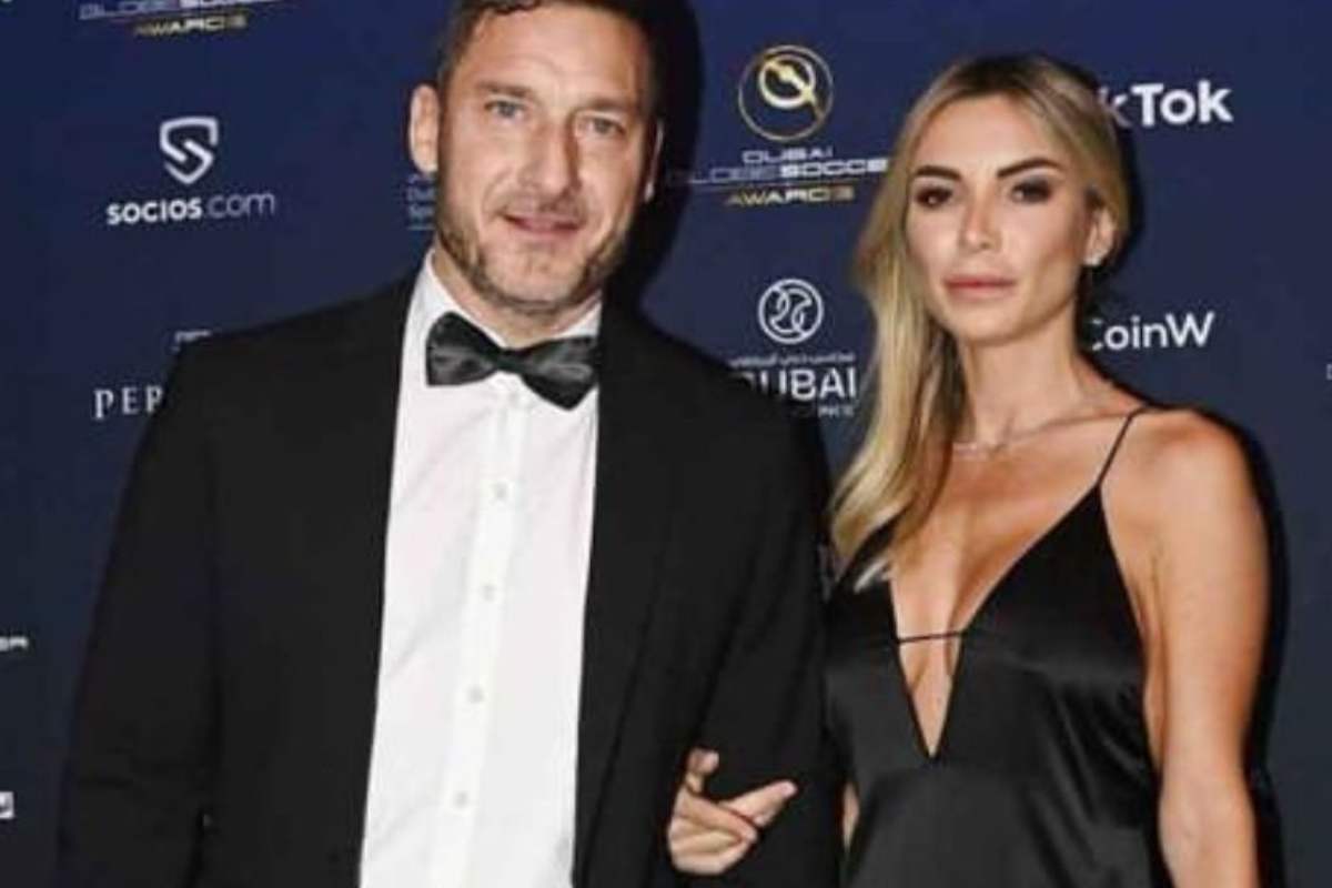 Francesco Totti e Noemi Bocchi figlio