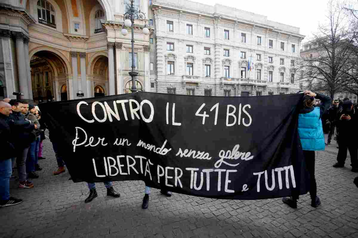 Manifestazione Cospito a Milano