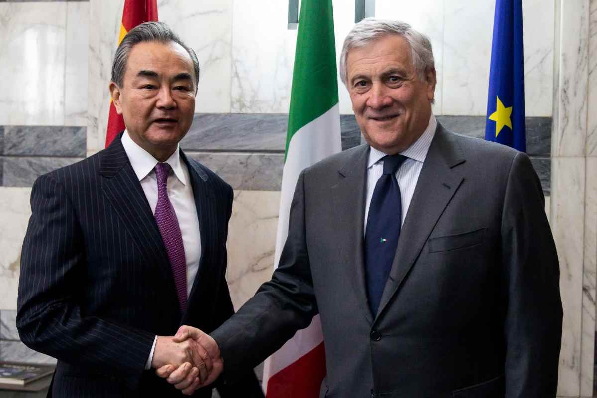 Tajani in visita in Cina