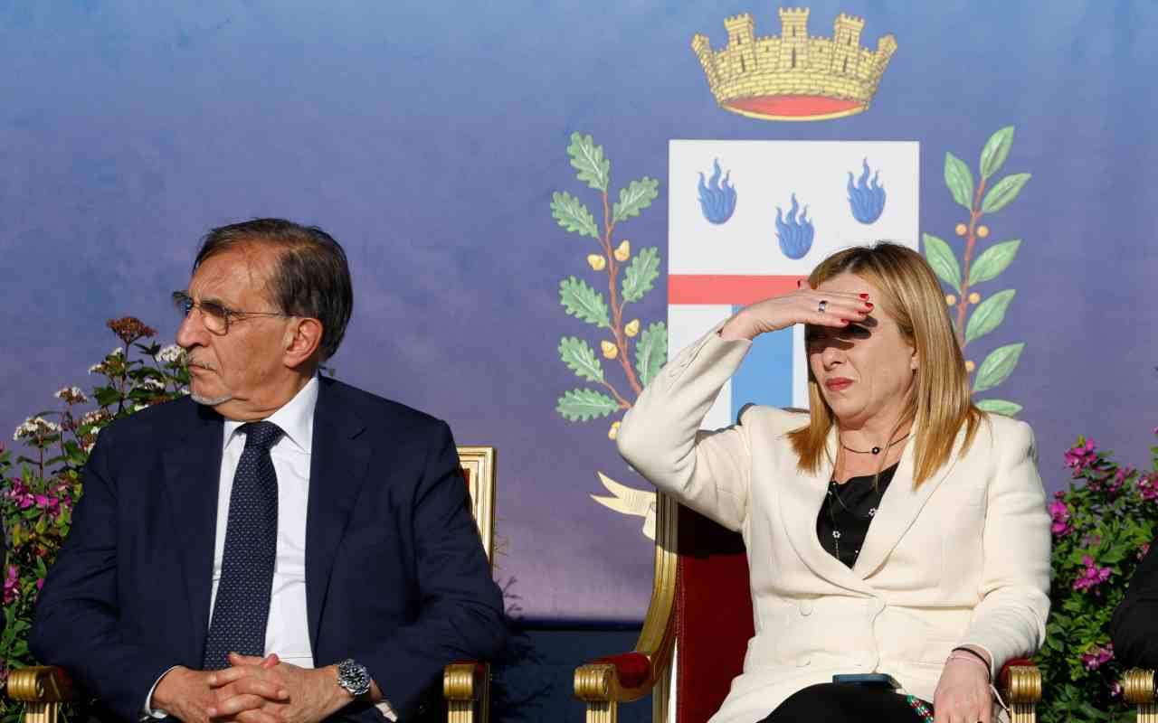 La premier Giorgia Meloni e il presidente del Senato Ignazio La Russa