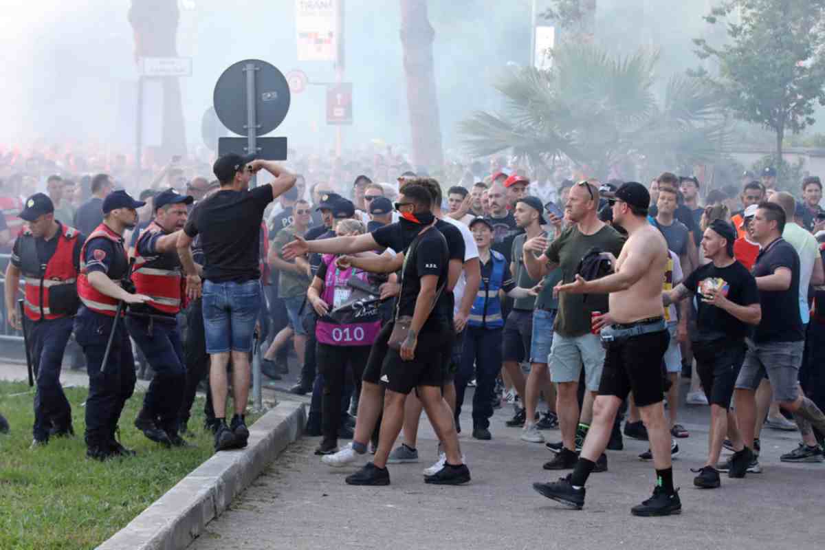 I tifosi del Feyenoord arrivano a Roma