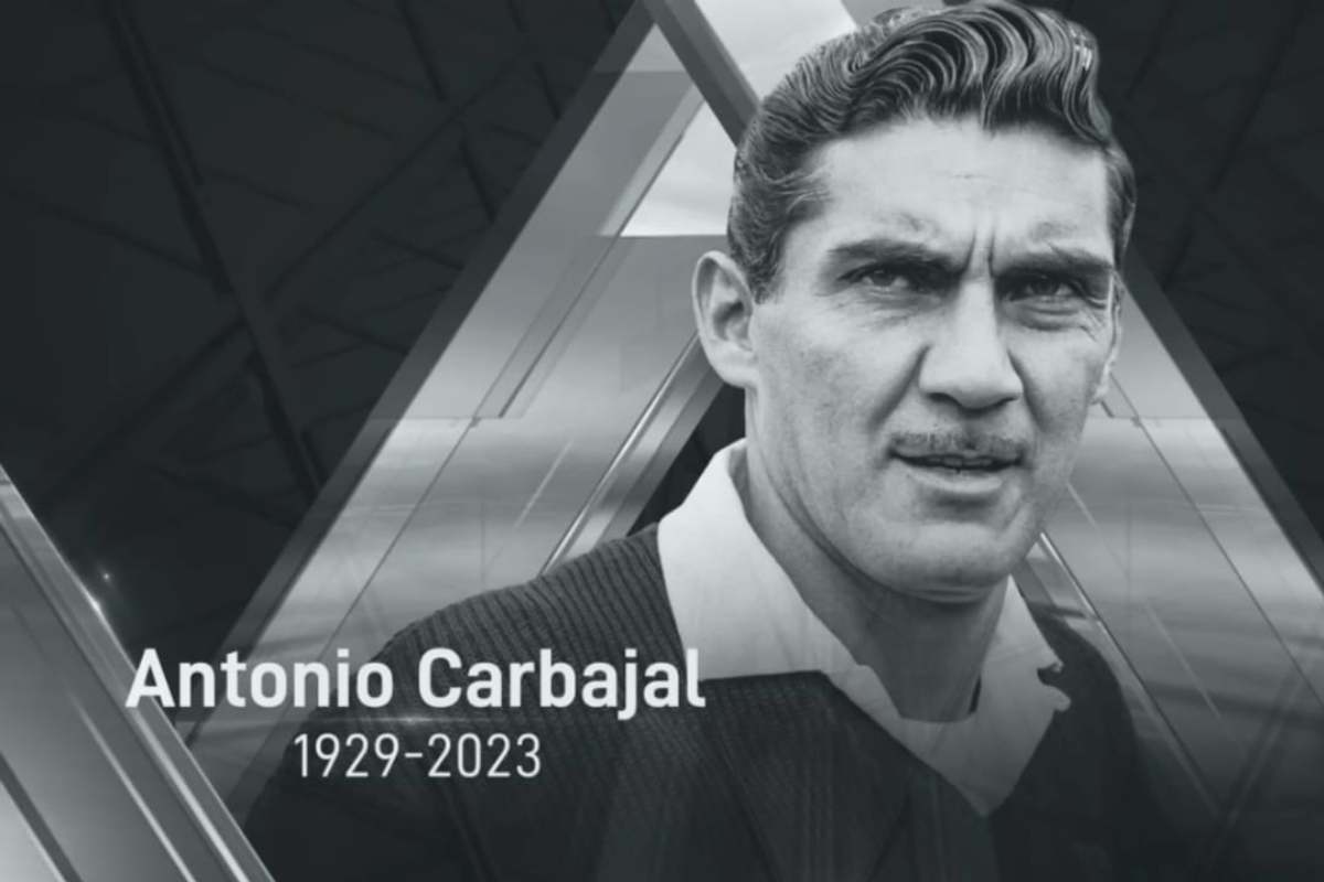 Lutto nel calcio, morto Antonio Carbajal