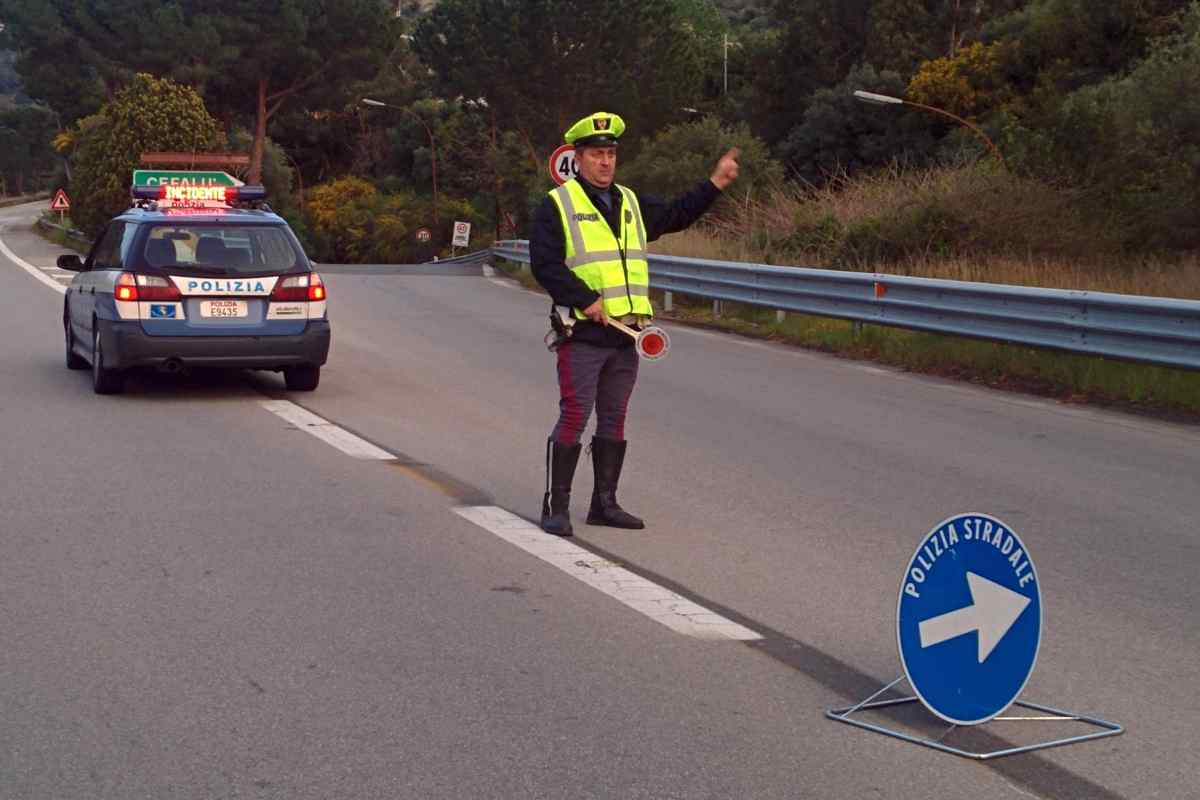 Contromano in autostrada