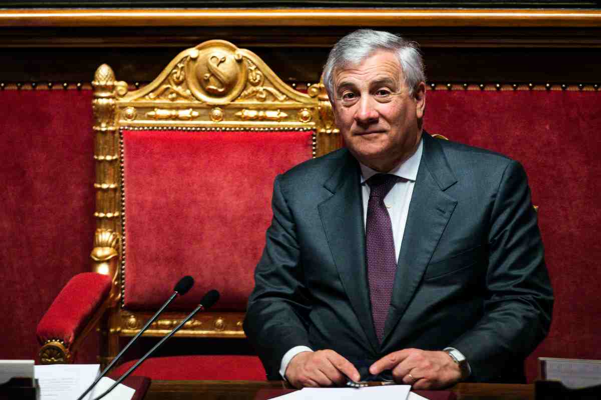 Il ministro degli Esteri Antonio Tajani