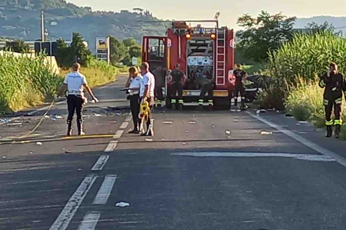 Incidente stradale Pesaro