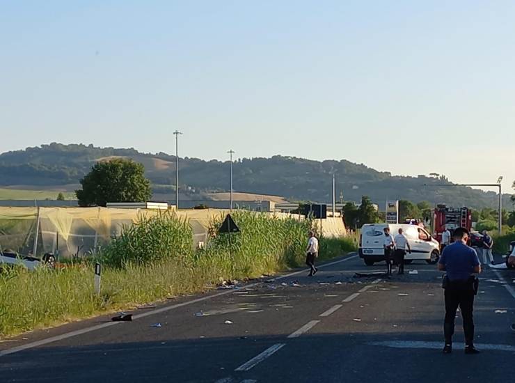 Incidente stradale Pesaro