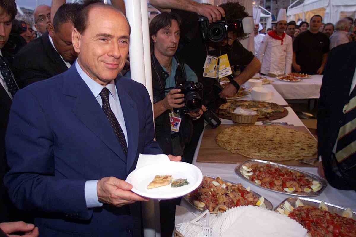 Berlusconi e la passione per il cibo