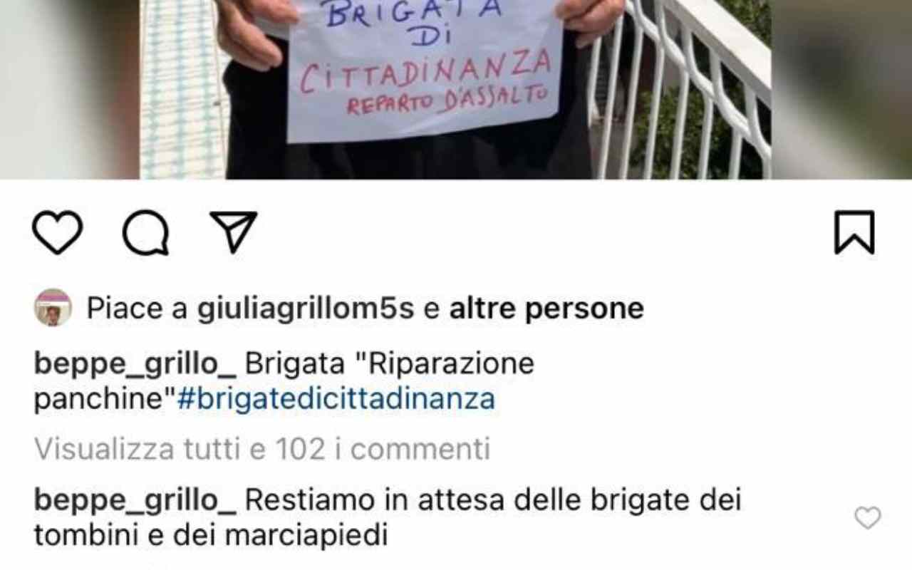 Brigate di cittadinanza, il post di Beppe Grillo