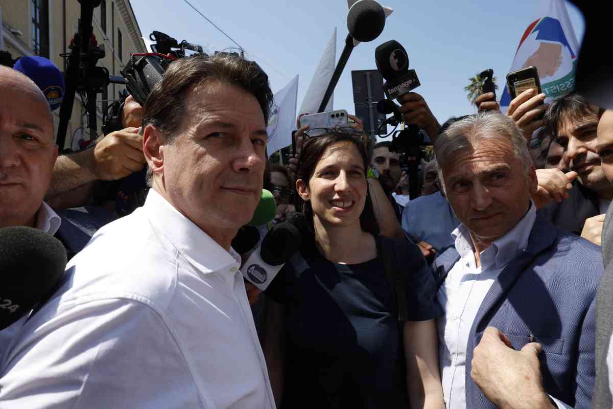 Giuseppe Conte e Elly Schlein 