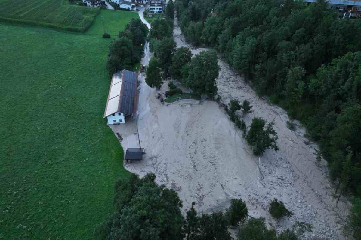 Nubifragio sull'Alto Adige