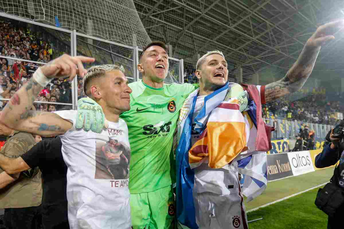 Mauro Icardi grande protagonista della vittoria del campionato del Galatasaray