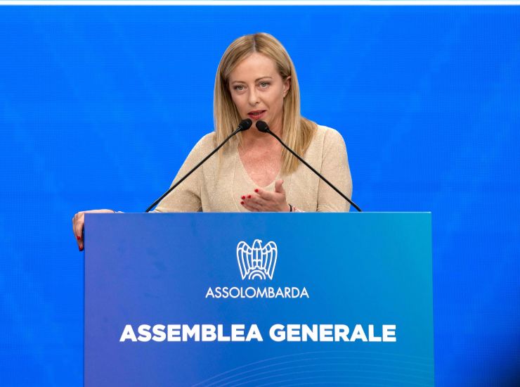 Intervento Meloni assemblea Assolombarda