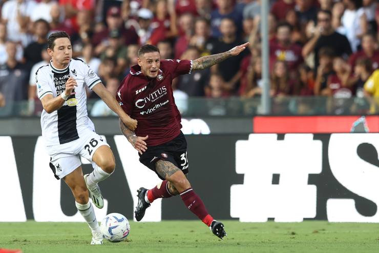 Salernitana-Udinese, seconda giornata di campionato