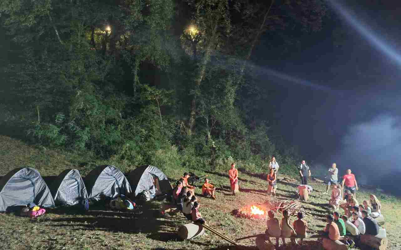 Stelle che cadono, parco avventura a Rieti