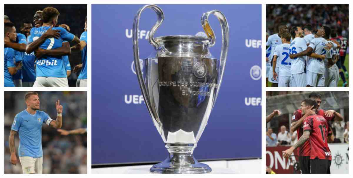 Probabili formazioni italiane Champions League