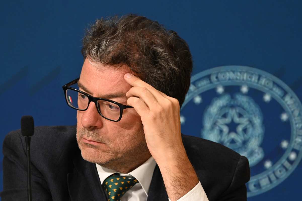 Giancarlo Giorgetti, ministro dell'Economia