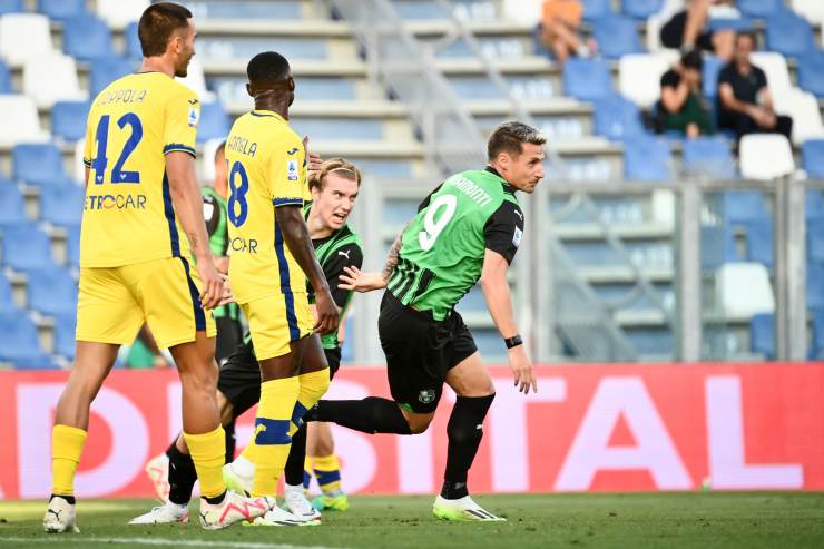 Sassuolo-Verona, 3a giornata di Serie A