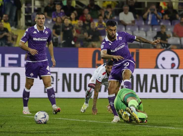 Fiorentina-Cagliari resoconto