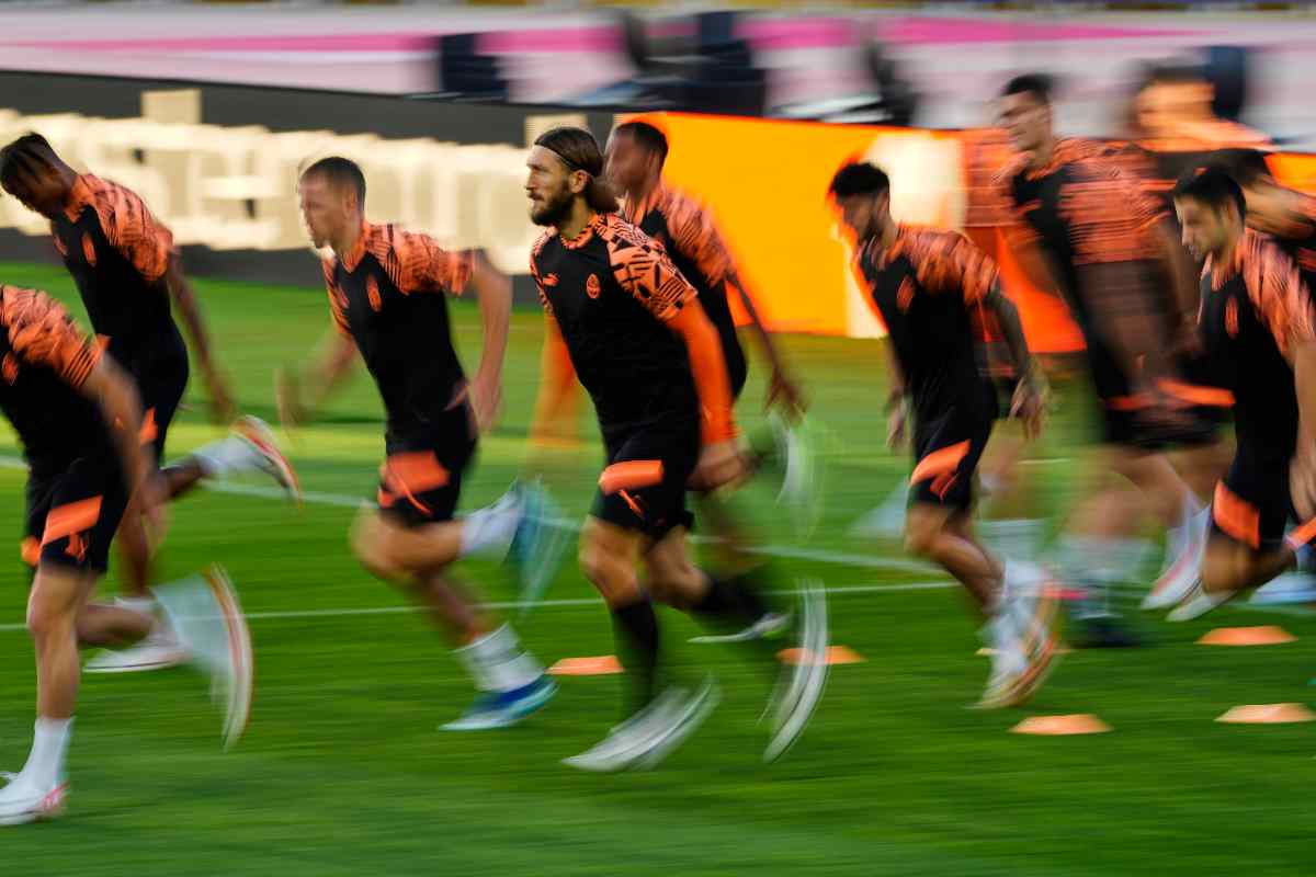 Shakhtar Donetsk in allenamento