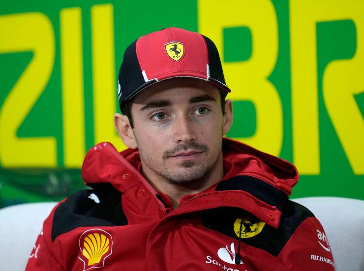 Leclerc fuori GP Brasile