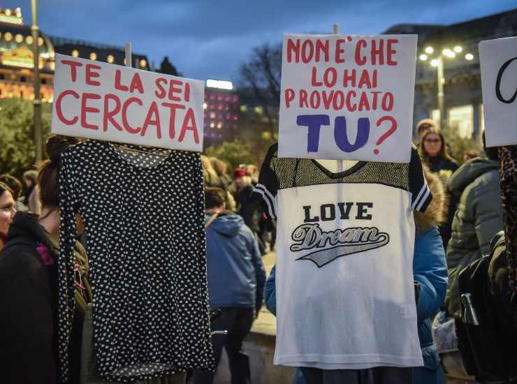 Manifestazione Non una di meno 25 novembre