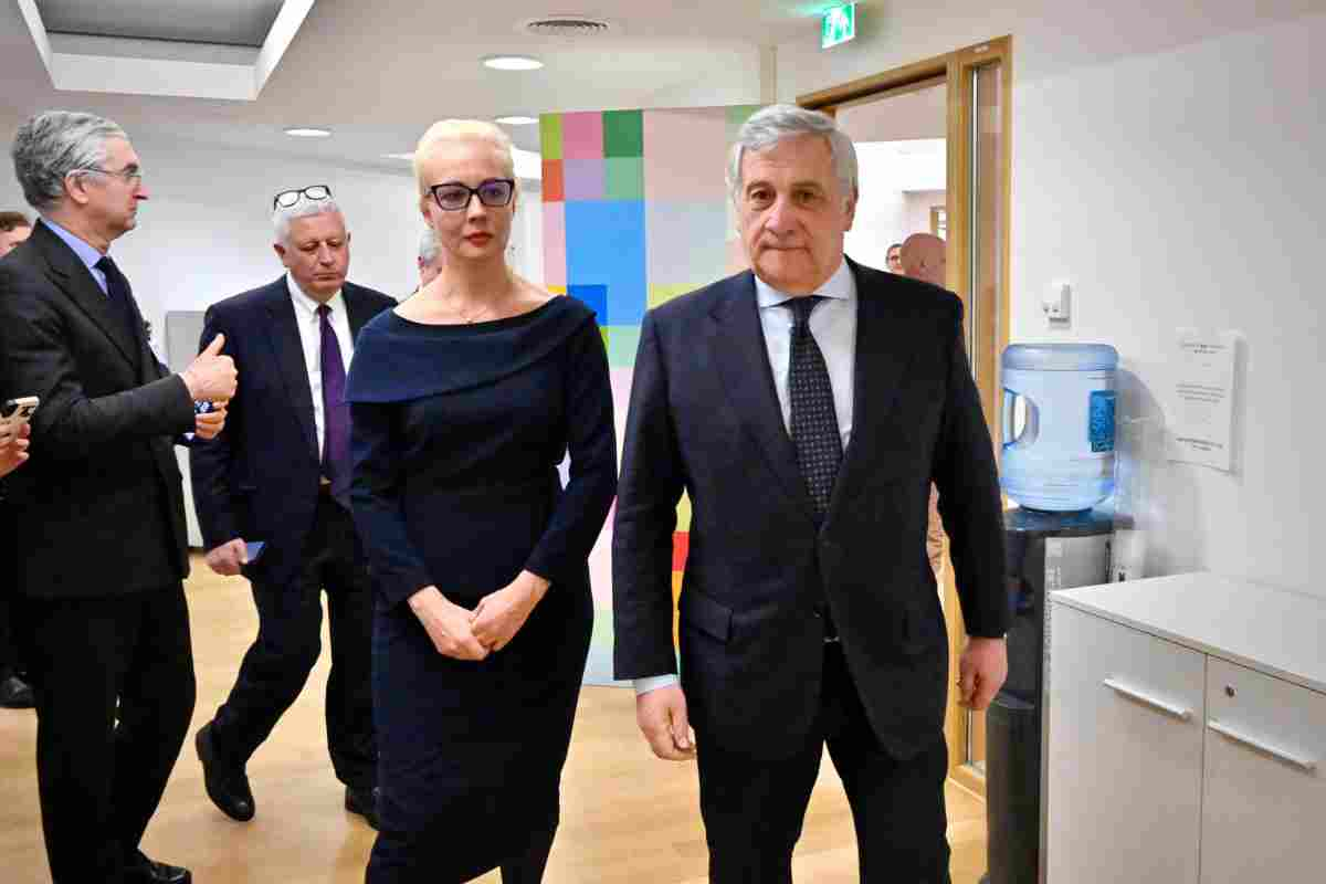 Yulia Navalnaya, Antonio Tajani