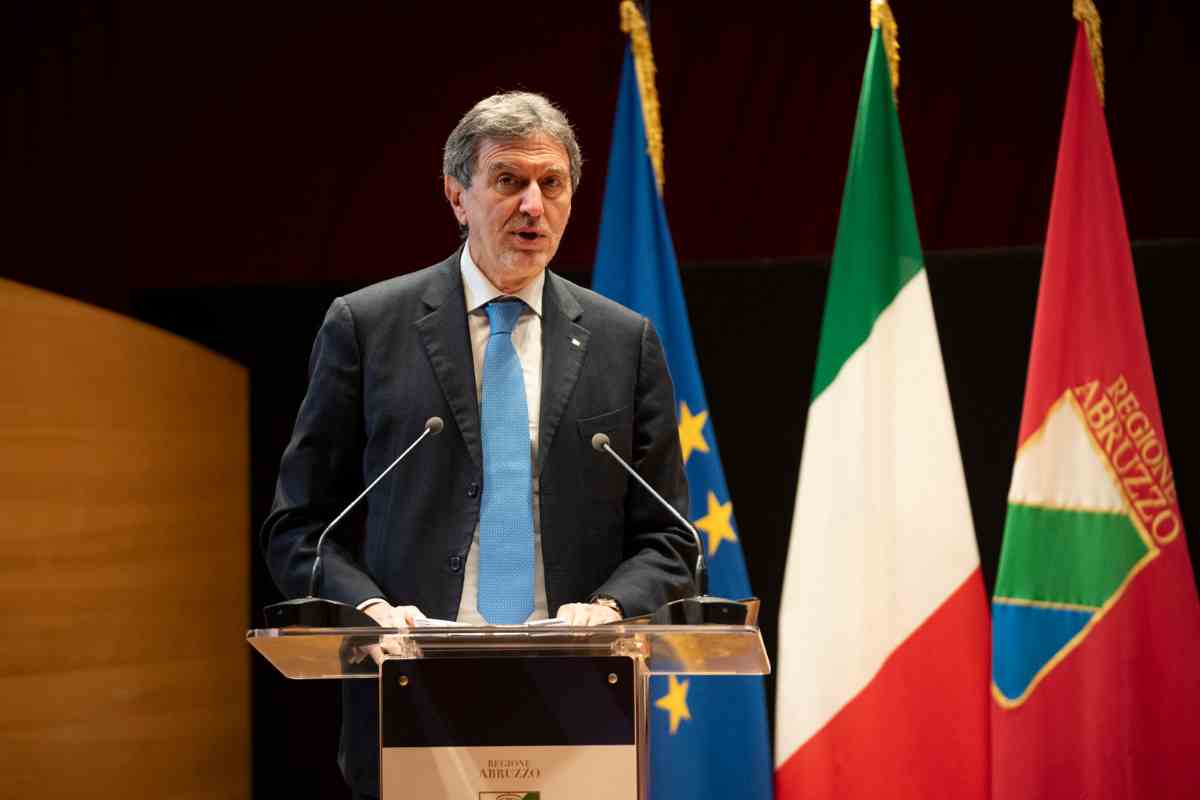 Abruzzo, Marsilio: "D'Amico sarà il presidente che sventola bandierine per far contenti Conte e Schlein"