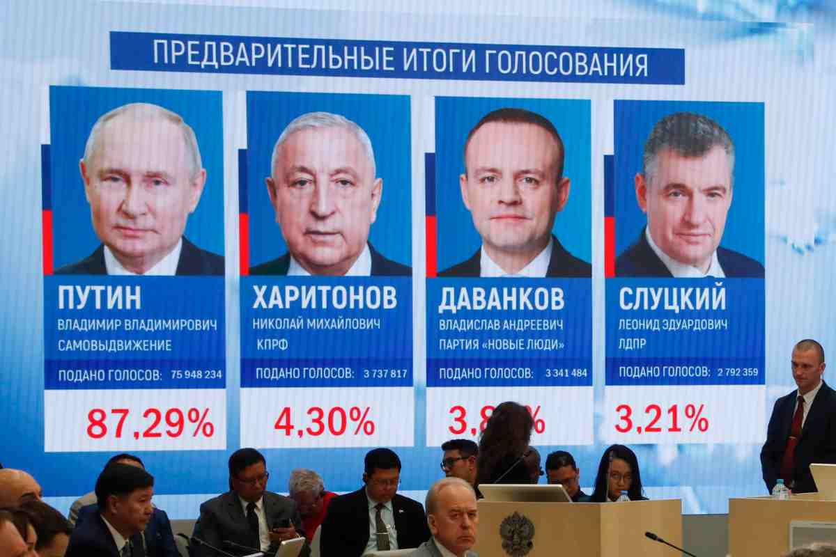 Putin stravince le elezioni presidenziali in Russia 