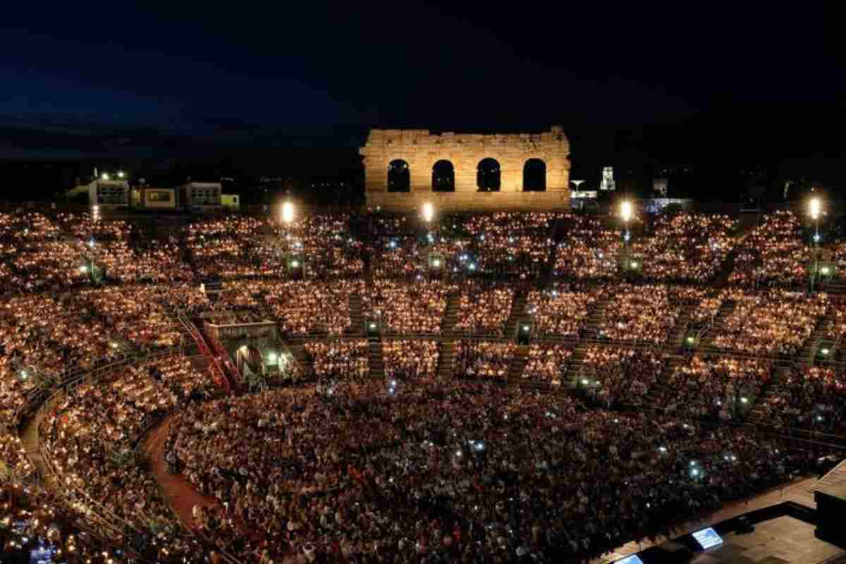 Spettacolo all'Arena di Verona