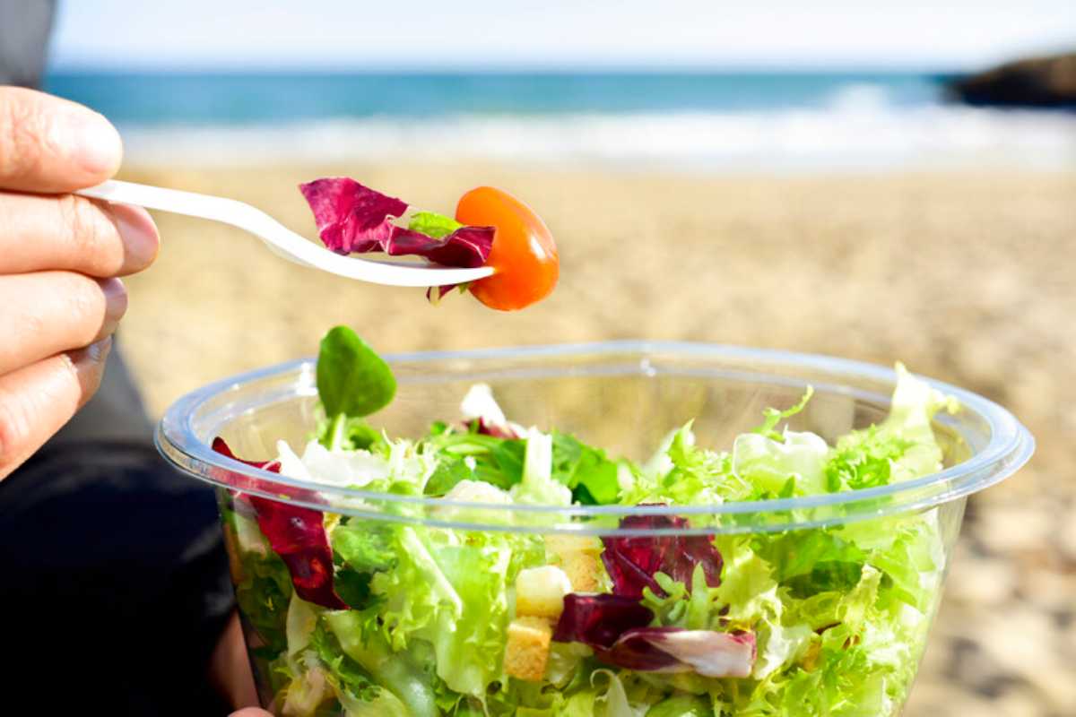 Cibo in spiaggia 