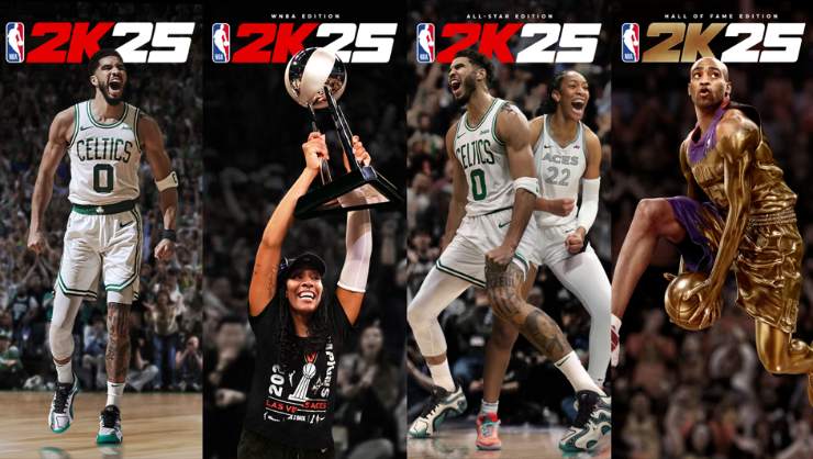 Le copertine di NBA 2K25