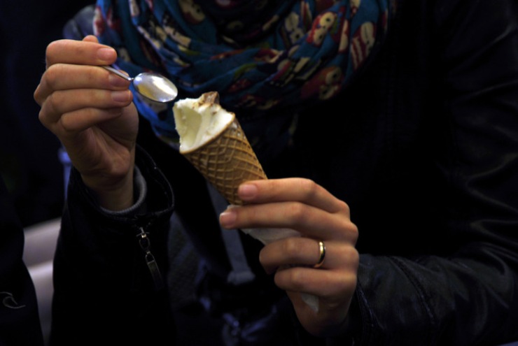 Lavorare mangiando i gelati