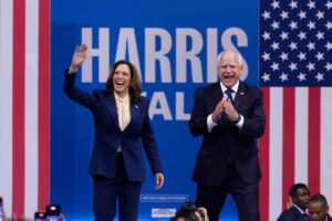 che lavoro faceva tim walz kamala harris