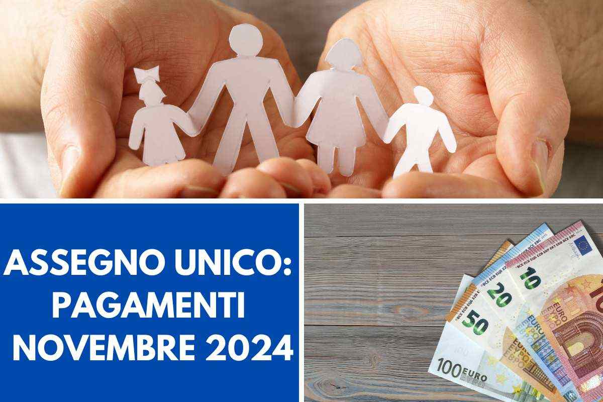 Date pagamento assegno unico novembre: quando riceverai il bonifico INPS