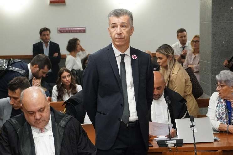 Gino Cecchettin in Aula al Tribunale di Venezia